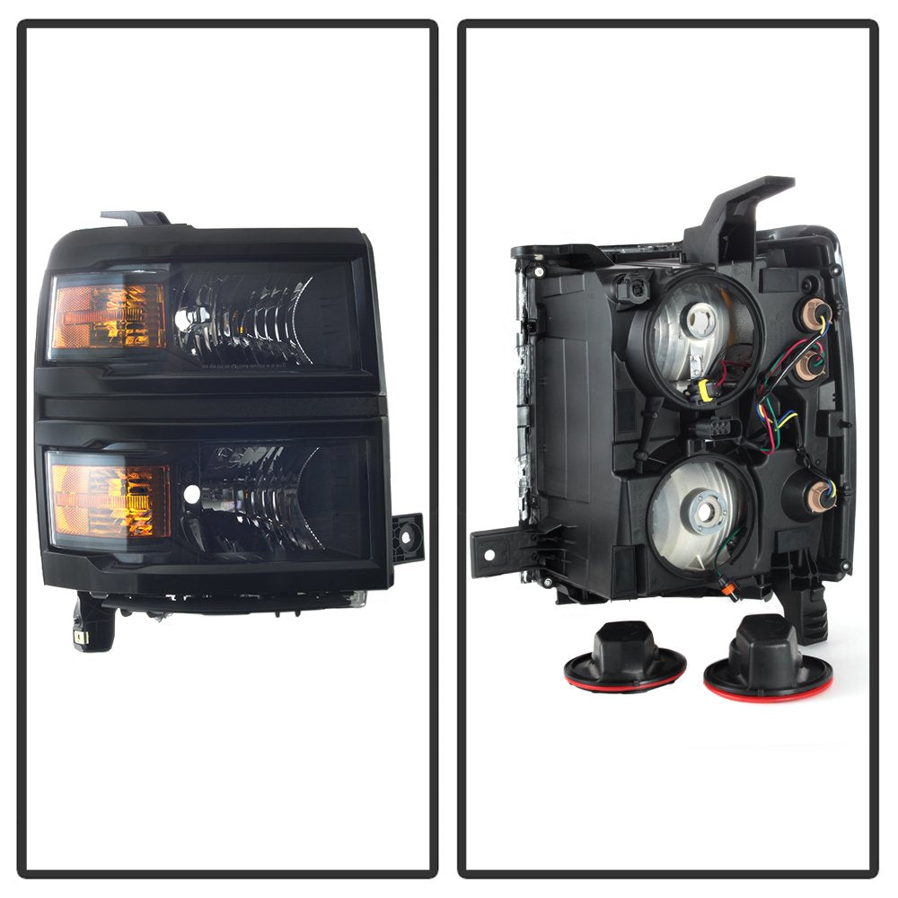 OEM Style Xtune Headlight (HD-JH-CS14-AM-BK) (POE)