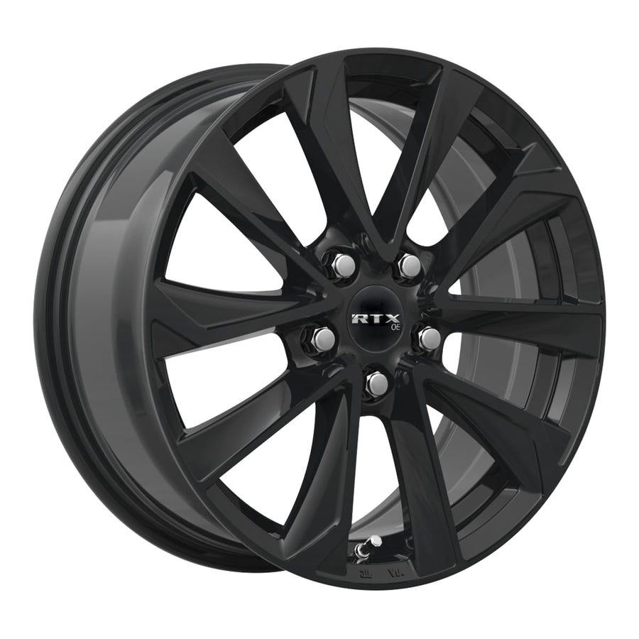Custom RTX Wheel - 18x7.5, 45 Offset, 5x114.3 Bolt Pattern, 60.1mm Hub - Gloss Black Rim