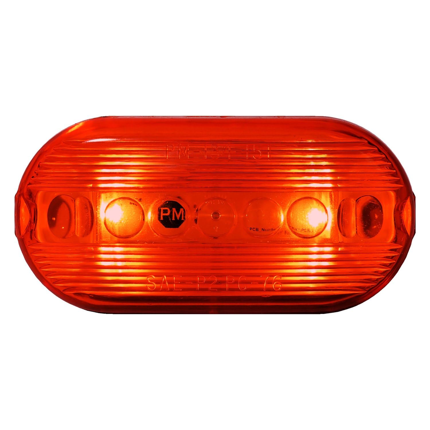 35R-MV-BT2 Peterson Led Marker/Clearance, Pc Mv Oblong, 4.125"X2" Bt2