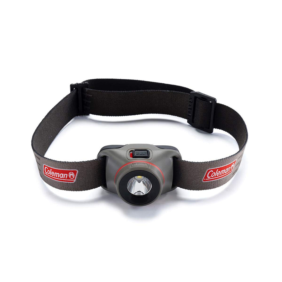 Coleman LED Headlamp with Water-Resistant BatteryGuard Technology, 4 Light Modes, 25% Extended Battery Life, Suitable for Outdoor Adventures, Emergency Preparedness and Household Usage