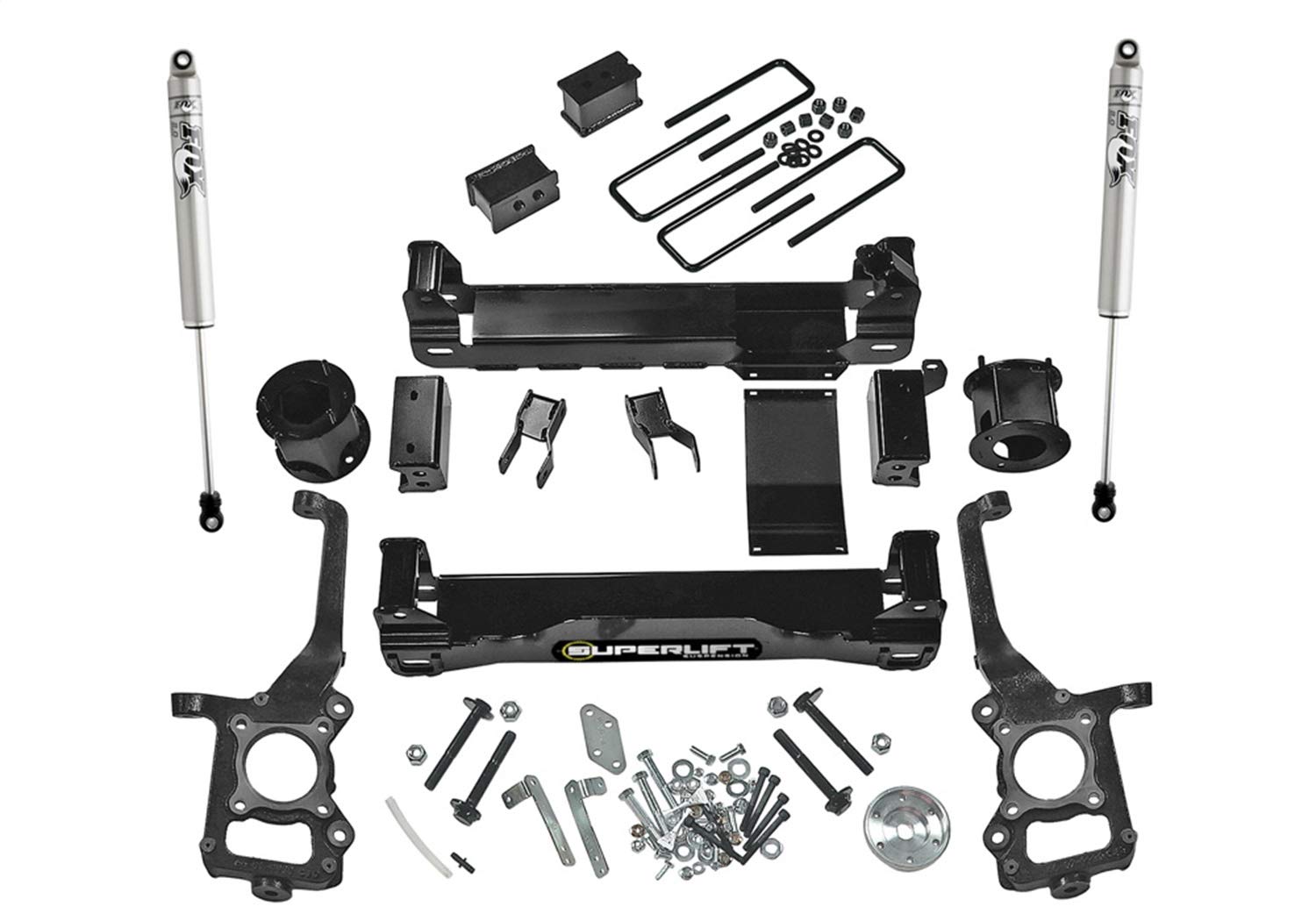 SUPERLIFT SUSPENSION RealTruck 4.5" Lift Kit for Ford F-150 | Complete Lift Kit with Front Strut Spacers & Rear Fox 2.0 Series Shocks | K178F | Fits 2009-2014 Ford F-150 4WD