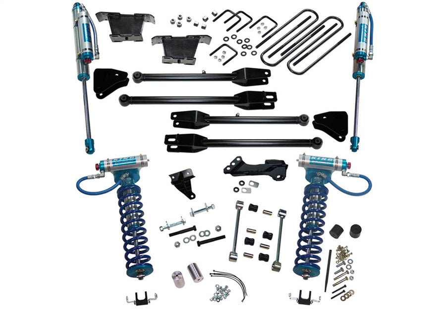 SUPERLIFT SUSPENSION RealTruck 4" Lift Kit for Ford F-250/F-350 | Complete Lift Kit with King 2.0 Coilovers and 4-Link Arms | K233KG | Fits 2008-2010 Ford F-250 / F-350 4WD