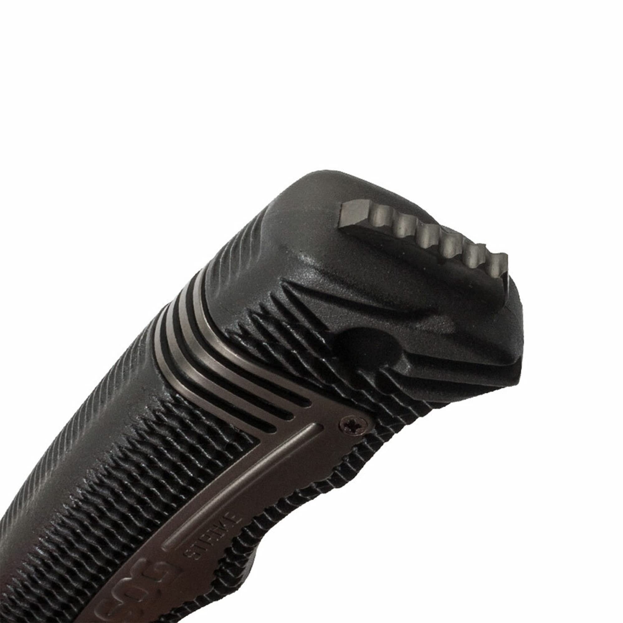 SOG Fixed Blade Seal Strike Knife with Sheath- Tactical and Hunting Knife with 4.9 Inch Partially Serrated Bowie Knife Blade and Survival Knife Line Cutter (SS1003-CP)