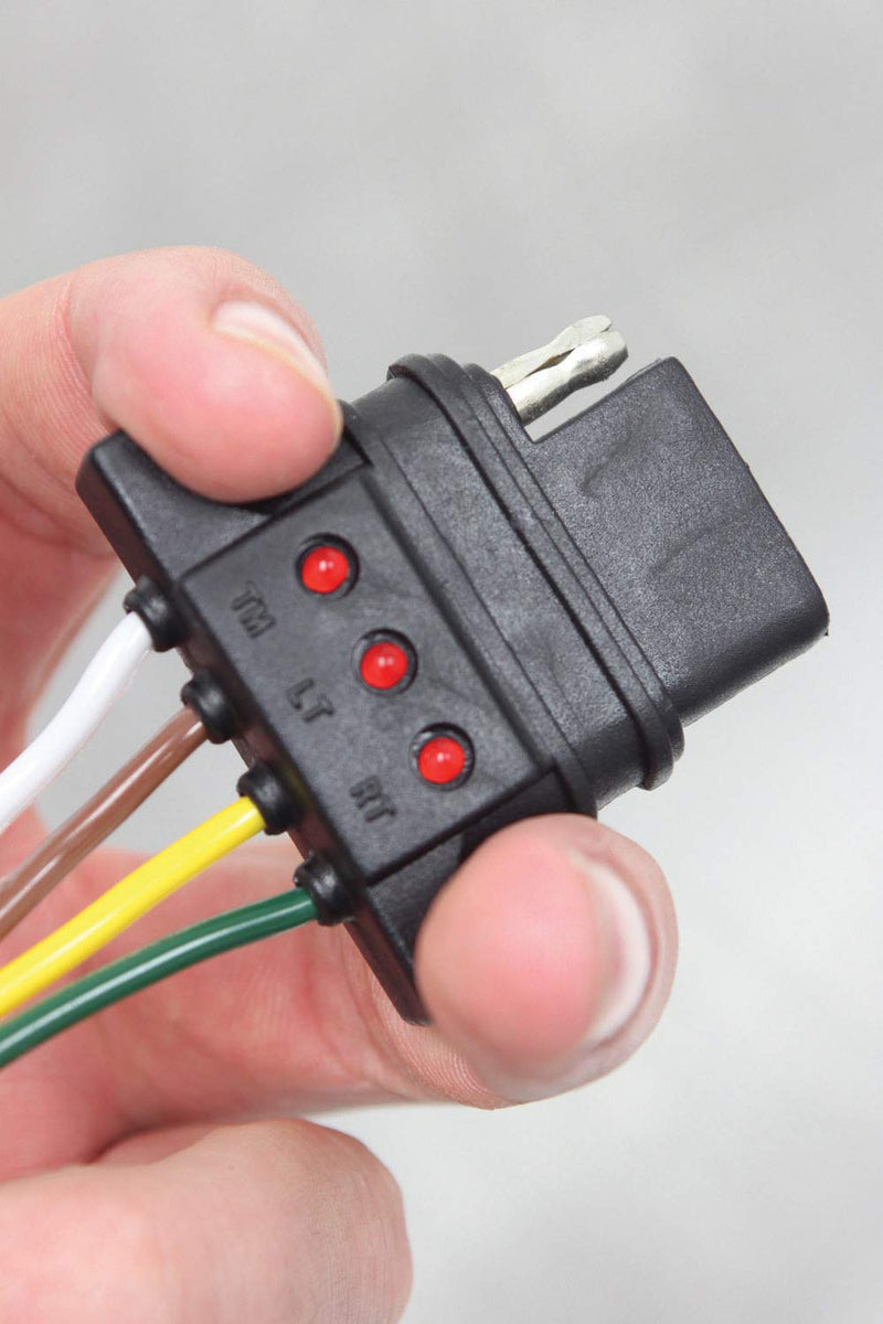 LED 4-Wire Flat Hopkins Towing Solutions 48055