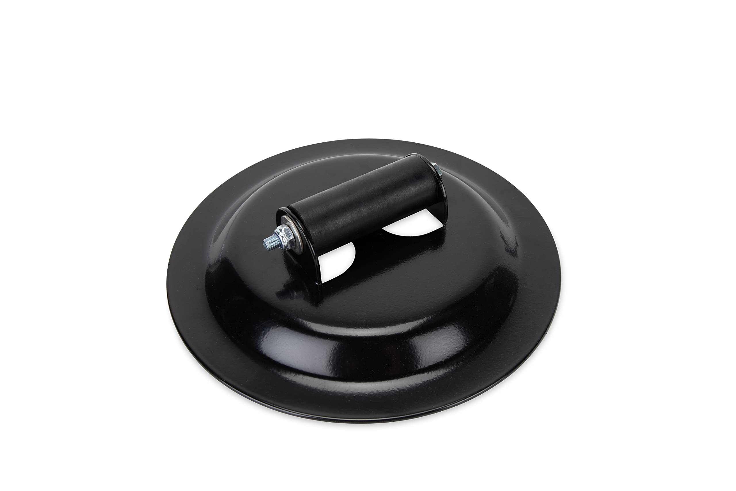 Camco RV Stabilizing Jack Base Pads Heavy-Duty - Greater Jack Stability Provides - Made of Black Powder-Coated Durable Steel - 4-Pack (57883)