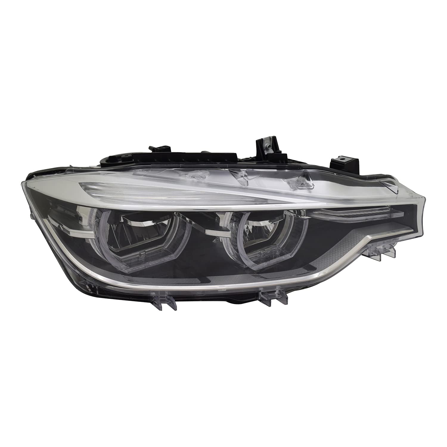 Right TYC Headlight Assembly Compatible with 2016-2018 BMW 3 Series