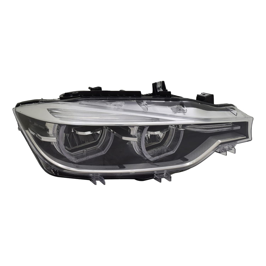 Right TYC Headlight Assembly Compatible with 2016-2018 BMW 3 Series