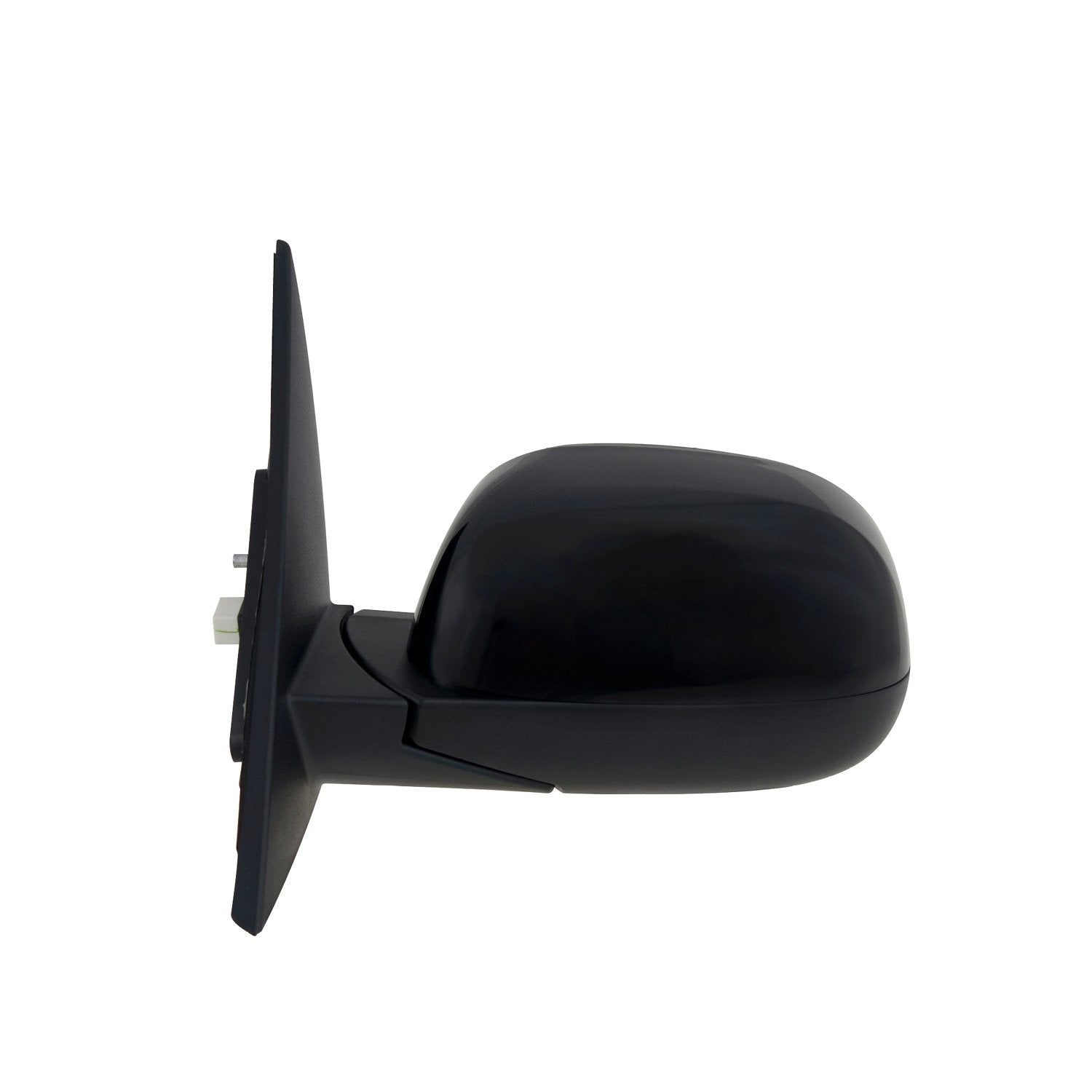Driver Side Fit System Mirror for Kia Soul, Textured Black w/PTM Cover, Foldaway, Power