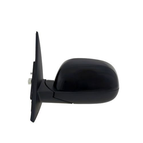Driver Side Fit System Mirror for Kia Soul, Textured Black w/PTM Cover, Foldaway, Power