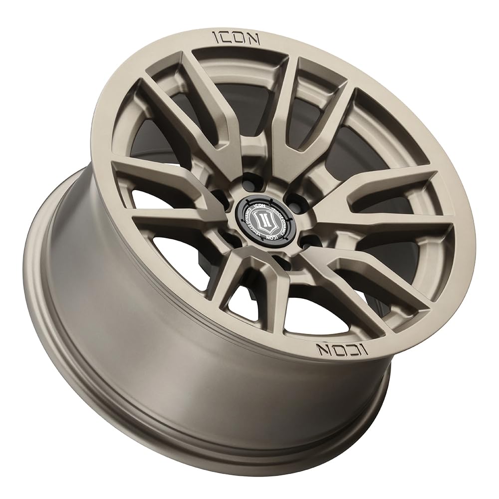 Vector 6 ICON Alloys, Bronze, 17 x 8.5/6 x 120, 0mm Offset, 4.75" BS, 2417859447BR