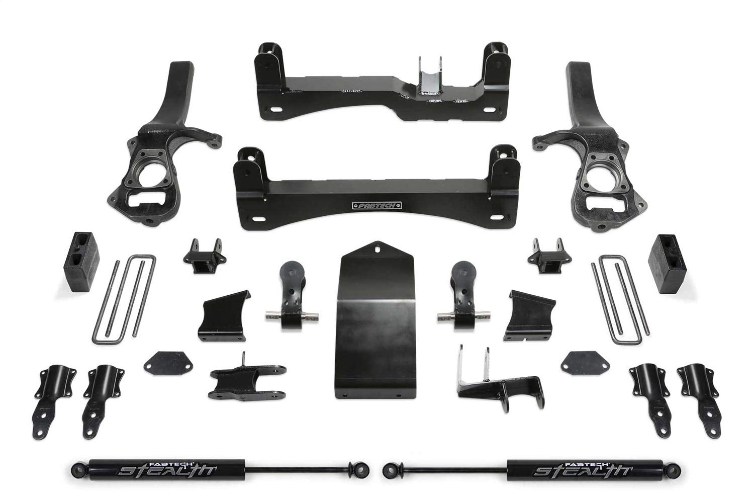 Fabtech Basic Lift System K1136M w/Shocks 4 in. Lift w/Rear Stealth Shocks Lift System w/Shocks