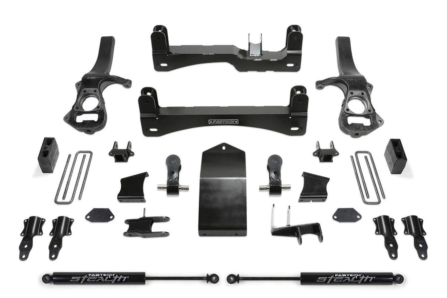 Fabtech Basic Lift System K1136M w/Shocks 4 in. Lift w/Rear Stealth Shocks Lift System w/Shocks