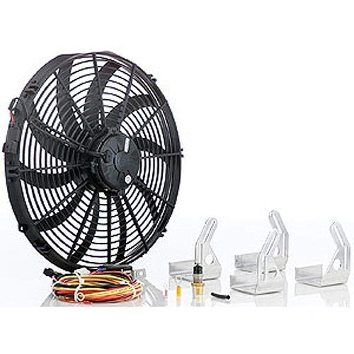 95068 Be Cool 16" Euro Black, Super Duty Fan Module, 1 Pack