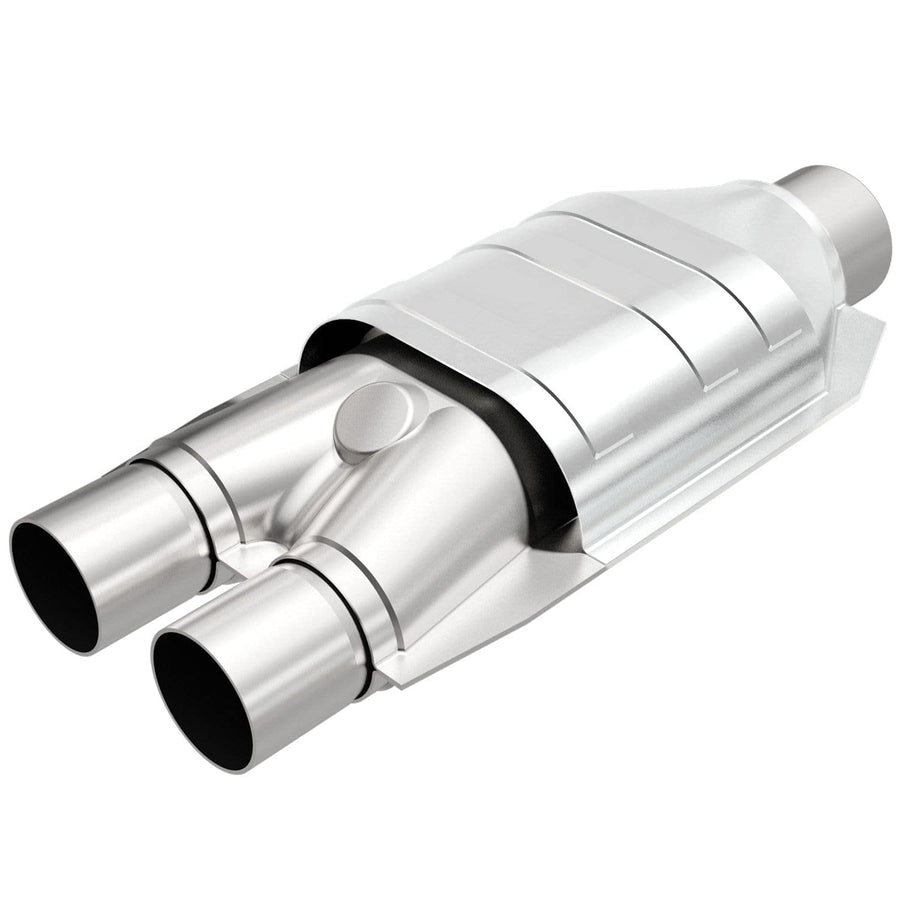Large MagnaFlow 447107 Stainless Steel CA Legal Universal Fit Catalytic Converter