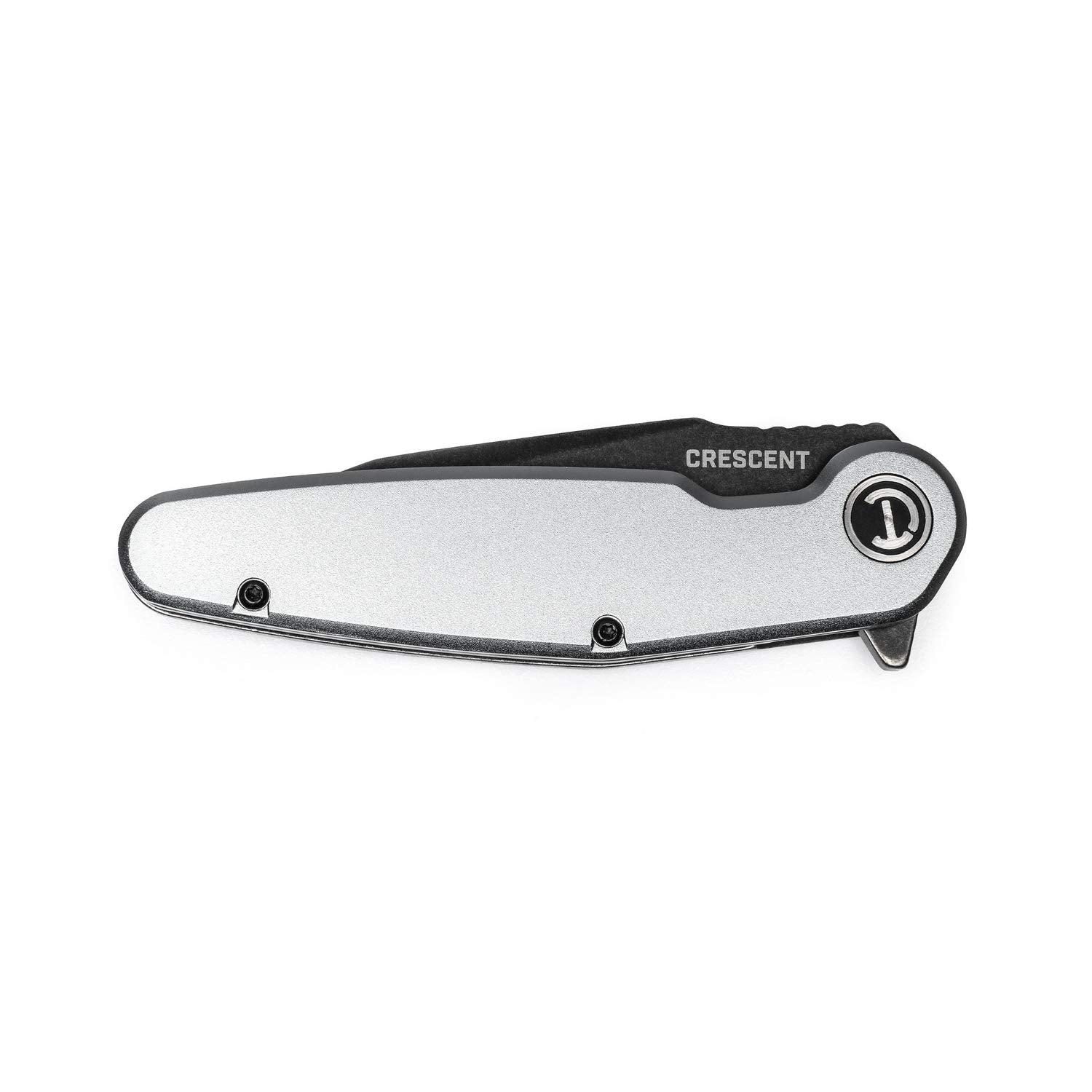 Crescent Harpoon Blade 3-1/2 Inch Aluminum Handle Pocket Knife - CPK350A