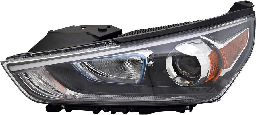 Left TYC Headlight Assembly Compatible with 2017-2019 Hyundai Ioniq