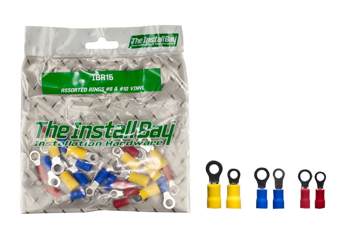 IBR16 THE INSTALL BAY Assorted Ring Terminals #8 and #10