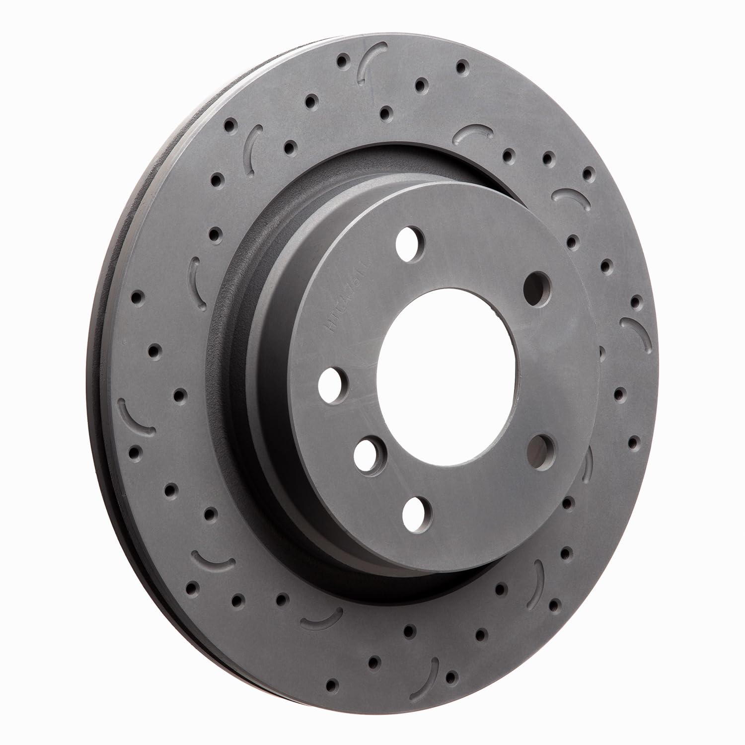 Talon Cross-Drilled and Slotted Vented Rotor, Hawk Performance Brakes, 11.57 in. Diameter, 2.34 in. Height