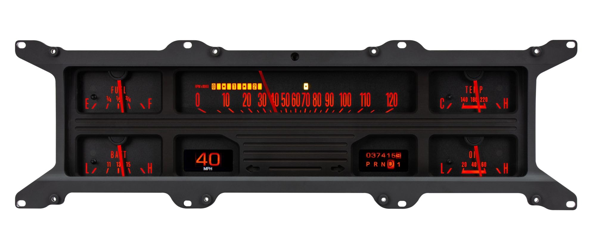 Dakota Digital Retrotech RTX-67F-PU-X Gauge Instrument System Compatible with 1967-72 Ford Pickup