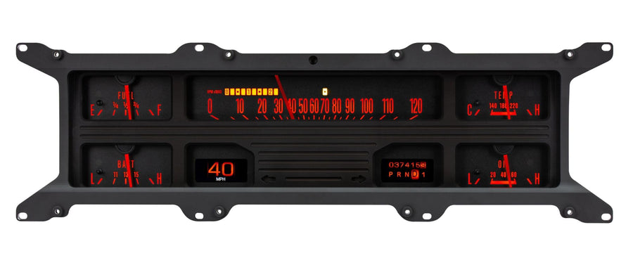 Dakota Digital Retrotech RTX-67F-PU-X Gauge Instrument System Compatible with 1967-72 Ford Pickup