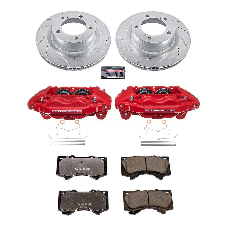 Power Stop Front KC2952A-36 Z36 Truck and Tow Brake Kit with Calipers For Toyota Sequoia 2008-2015, Toyota Tundra 2007-2015 [Model Specific]