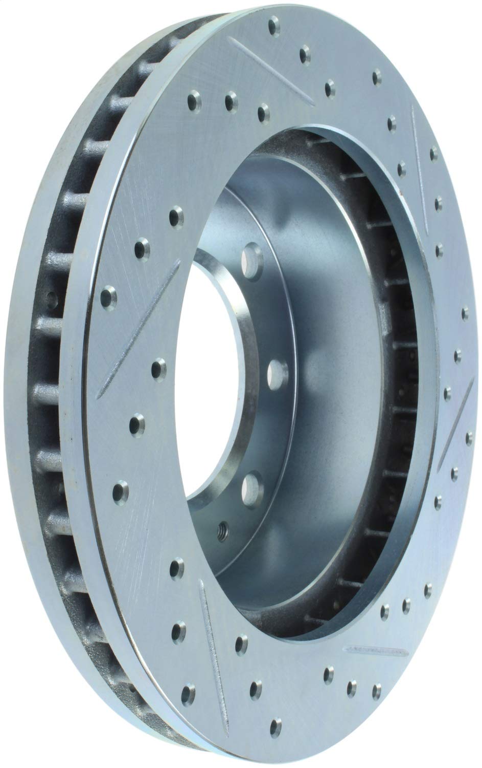 StopTech 227.66059R Brake Rotor Select Sport Drilled and Slotted; Front Right