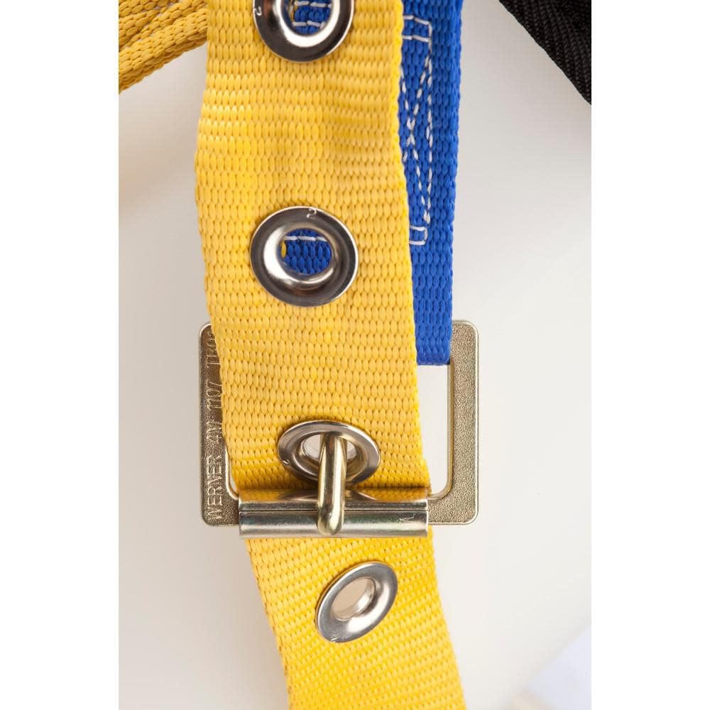 Blue Armor Werner 3-Ring Construction Safety Harness - Blue, XL, Model# H232104
