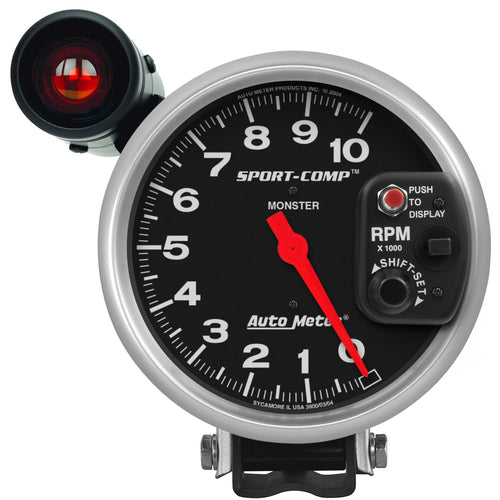 Auto Meter Sport-Comp 3904 Shift-Lite Tachometer 5.000 in.