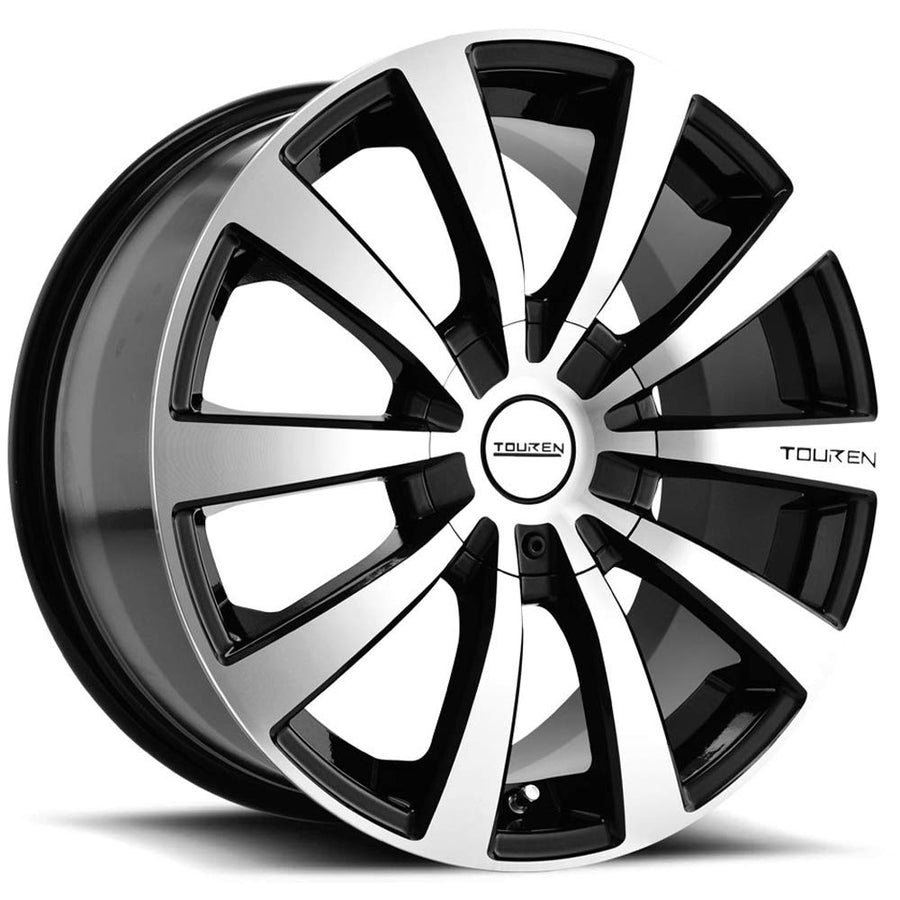 MATTE BLACK TOUREN TR3 Wheel (17 x 7. inches /5 x 112 mm, 40 mm Offset)