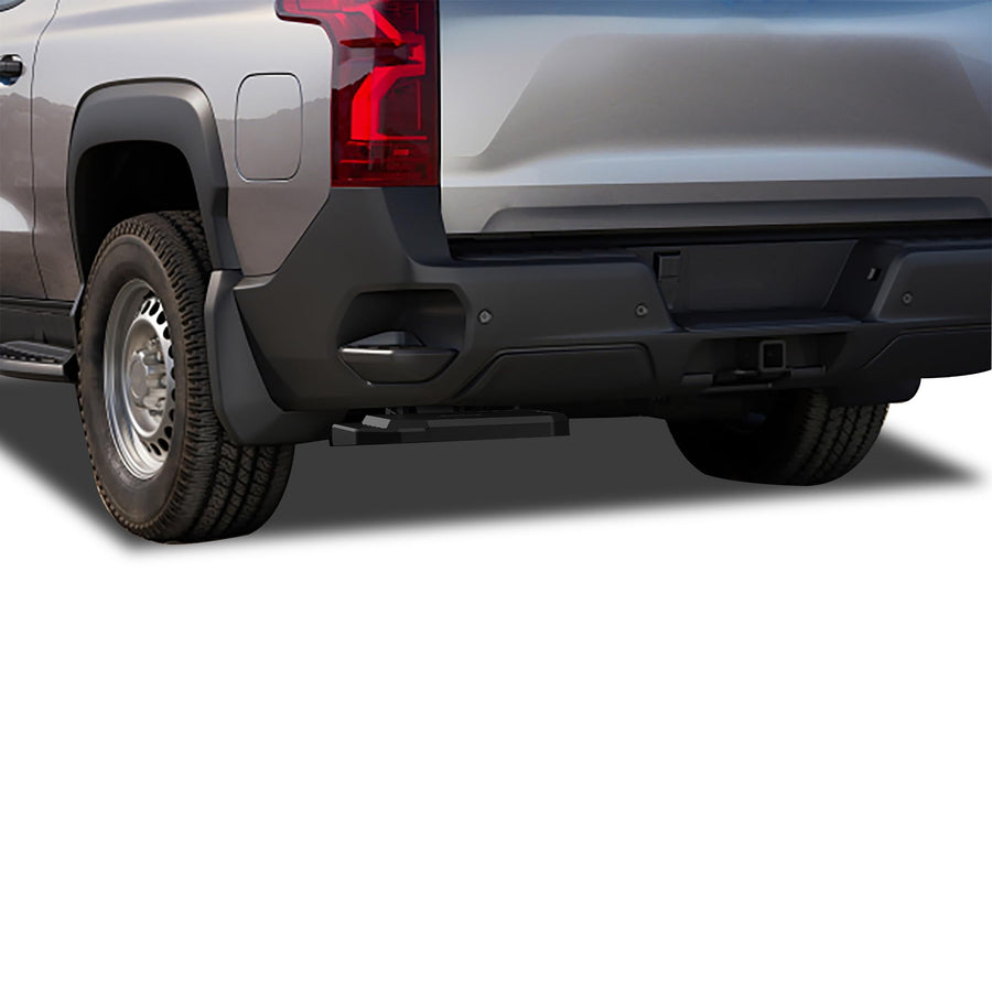 Retractable Black Horse Truck Bed Corner Step Compatible with 20-24 Chevrolet Silverado 2500-3500 HD |2020-2024 GMC Sierra 2500-3500 HD -TBCGM20