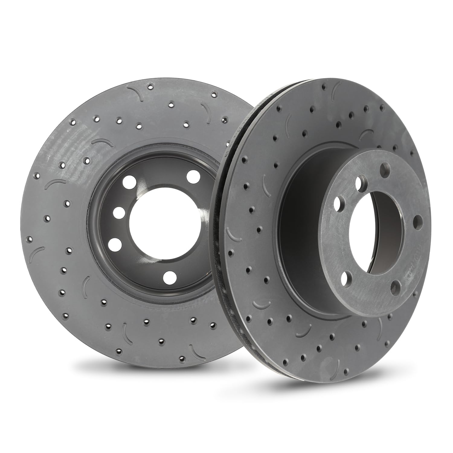 Talon Cross-Drilled and Slotted Vented Rotor, Hawk Performance Brakes, 11.65 in. Diameter, 3 in. Height