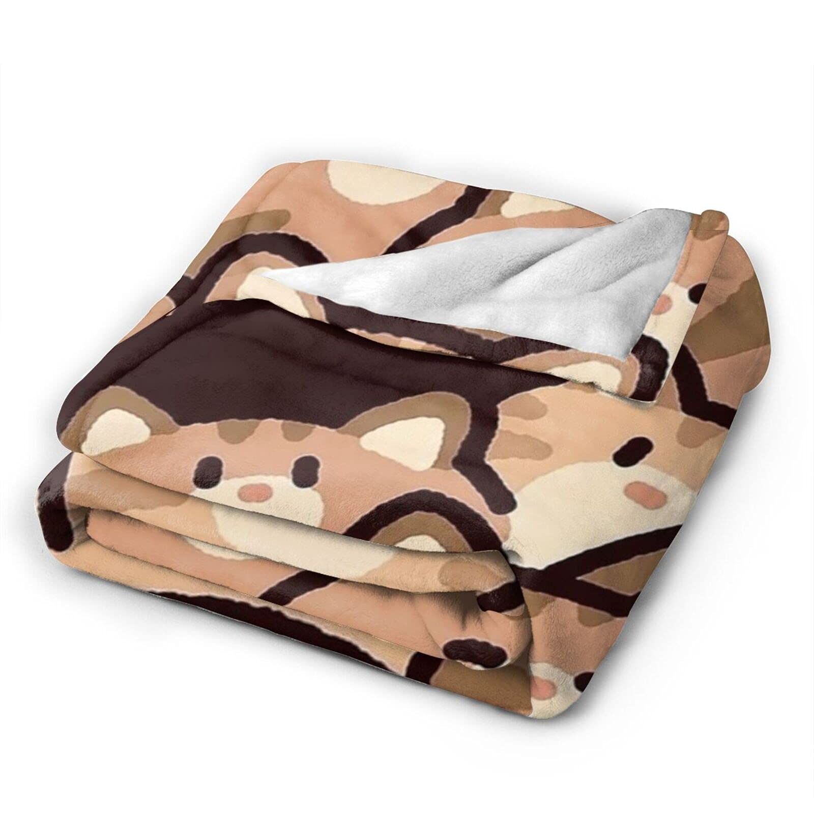 Cat Blanket Taizen Cartoon Simple Cute Air Conditioning Moisture Absorbing Microfiber Bed Flannel Sleeping Quilt Lightweight Warm Tapestry Washable Fluffy Lightweight