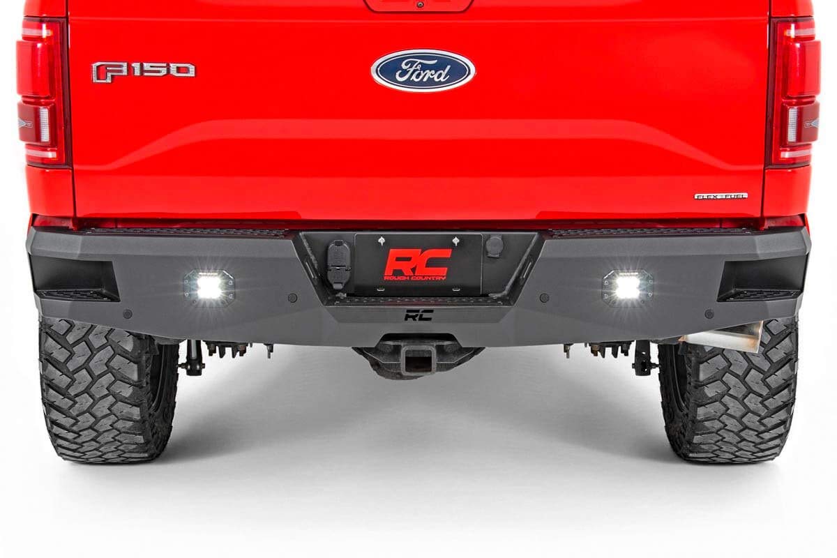 Rough Country Rear Heavy Duty LED Bumper for 2015-2020 Ford F-150-10771