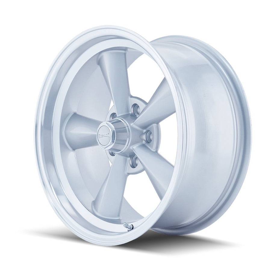 Silver Ridler 675 Wheel with Machined Lip (15x8"/5x114.3mm)