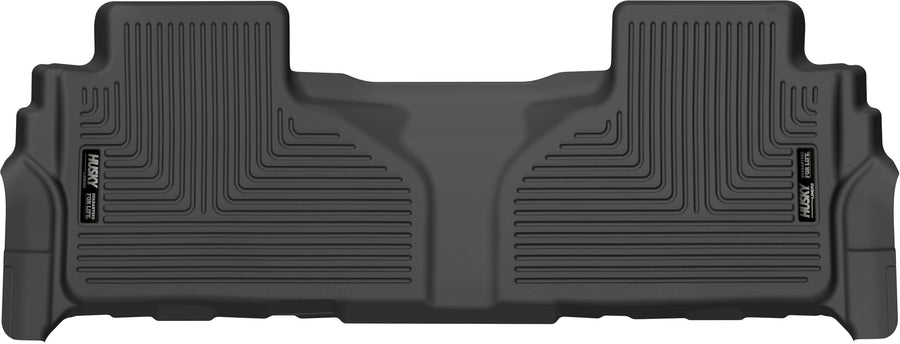 Weatherbeater Husky Liners Floor Mats | Fits 2021-2025 Cadillac Escalade & Escalade ESV; 2021-2025 Chevrolet Suburban & Tahoe; 2021-2025 GMC Yukon & Yukon XL | 2nd Row, 1-pc Black - 14661