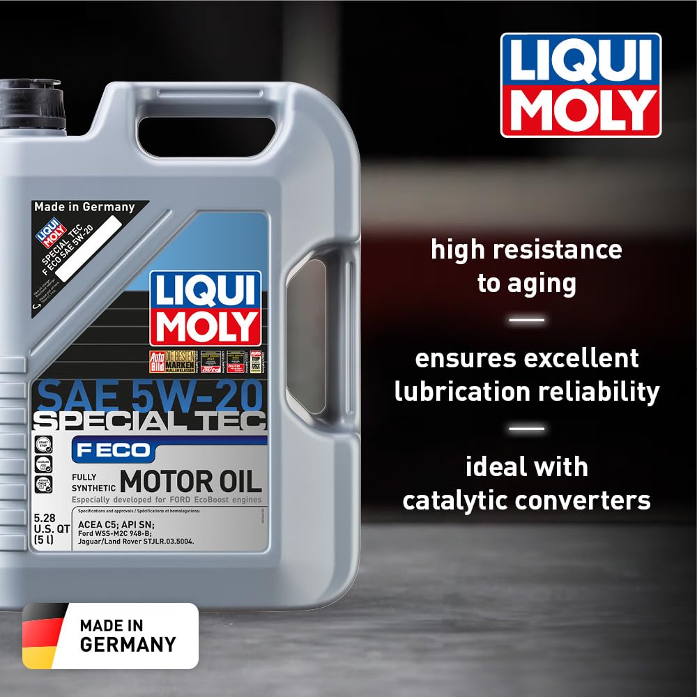 LIQUI MOLY ECO SAE 5W-20 Special Tec F | 5 L | Fully synthetic engine oil | SKU: 2264