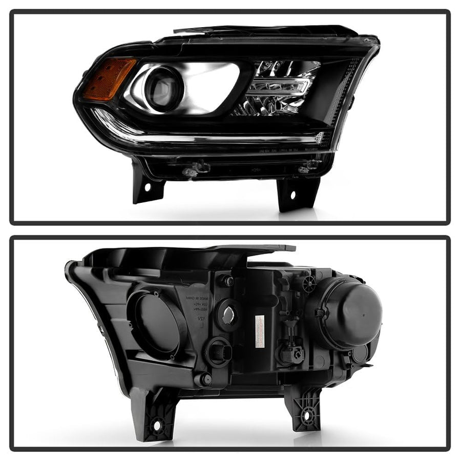 Dodge Durango 2014-2017 Spyder (OE) Halogen Without DRL LED Models Only (Do Not Fit Xenon HID Models) OEM Style Driver Side Headlight - Right - Black