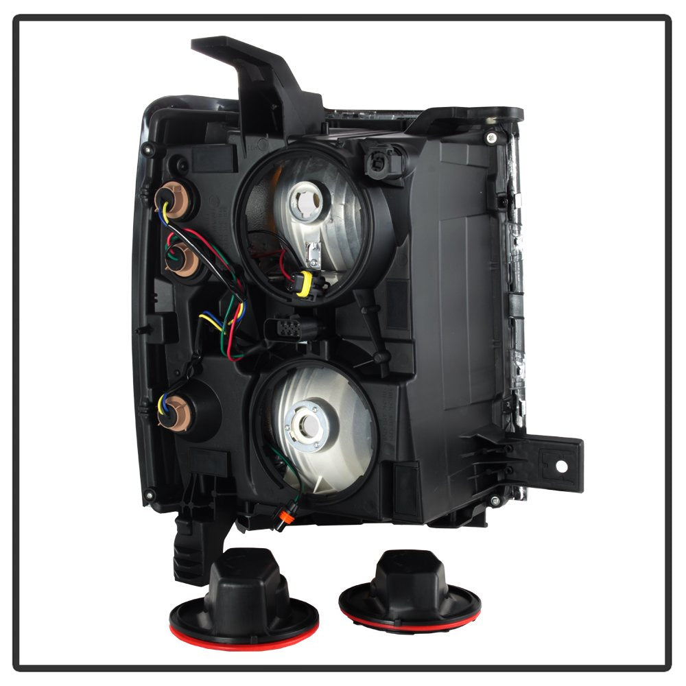OEM Style Xtune Headlight (HD-JH-CS14-OEBK-R) (POE)