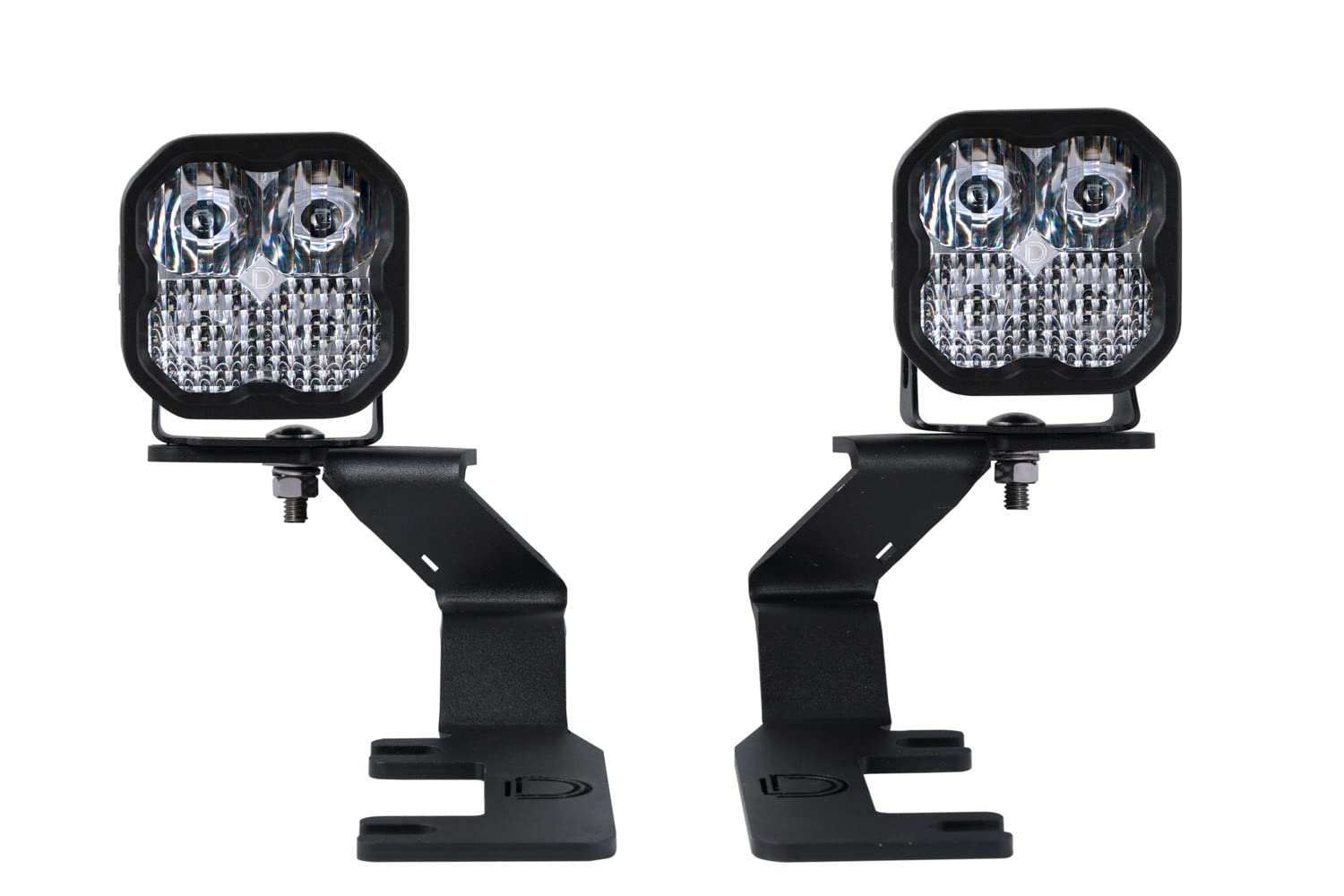 Diode Dynamics Backlit Stage Series Ditch Light Kit compatible with GMC Canyon 2015-2022, SS3 Pro White Combo