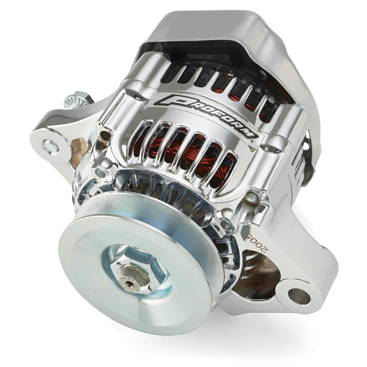 50-Amp Proform Mini Alternator, Chrome Finish, 1-Wire