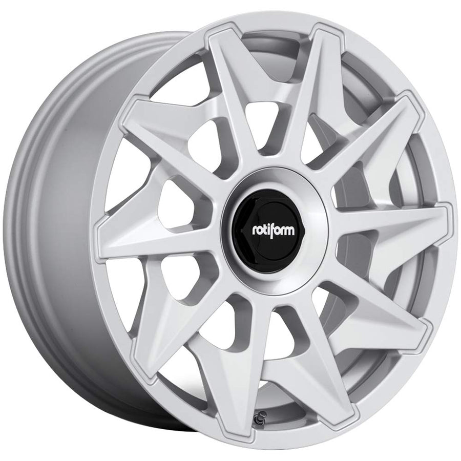 1PC Rotiform R124 20X8.5 5X112/120 GL-SLVR 45MM - R124208525+45