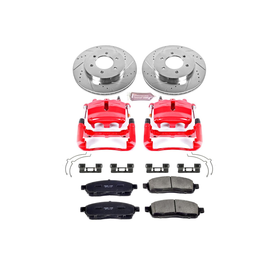 Power Stop 1-Click Performance Brake Kit with Caliper For Ford F-150 2004 KC1943