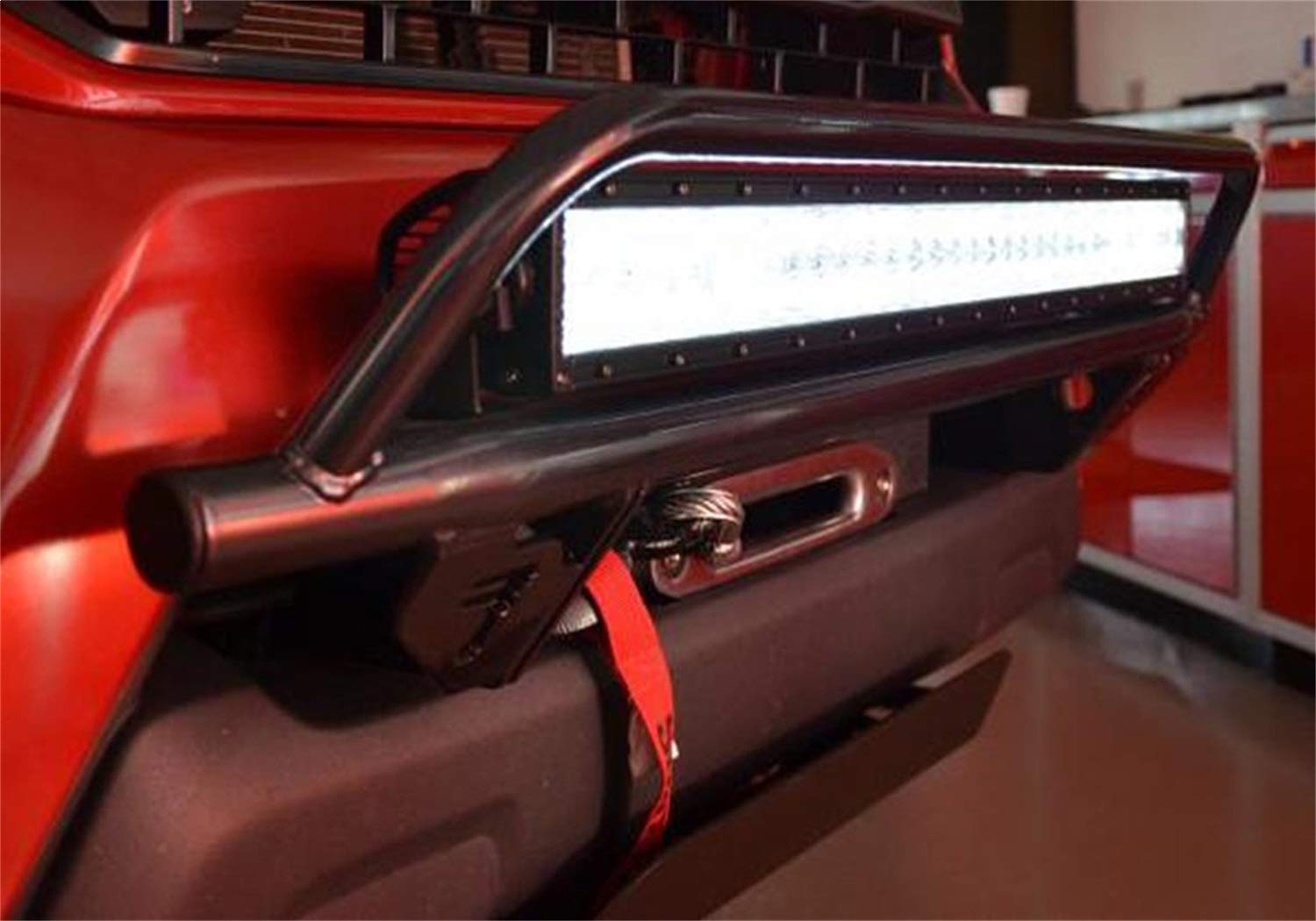 Gloss Black N-Fab O.R. PreRunner Light Bar | T1430OR | Fits 2014-2021 Toyota Tundra (Lights Sold Seperately)