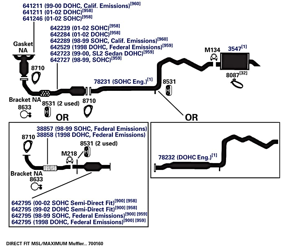 700160 AP Exhaust Products Muffler Exhaust