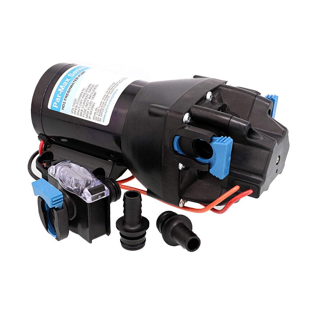 Par-Max HD3 Jabsco Heavy Duty Water Pressure Pump - 12V - 3 GPM - 40 PSI