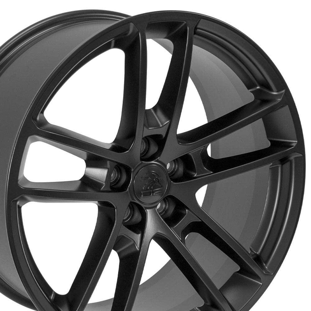 20 Inch OE Wheels DG23 Rim Fits Charger/Challenger SRT Hellcat Style 5x115 20x9 Satin Black - Hollander 2718 (1)