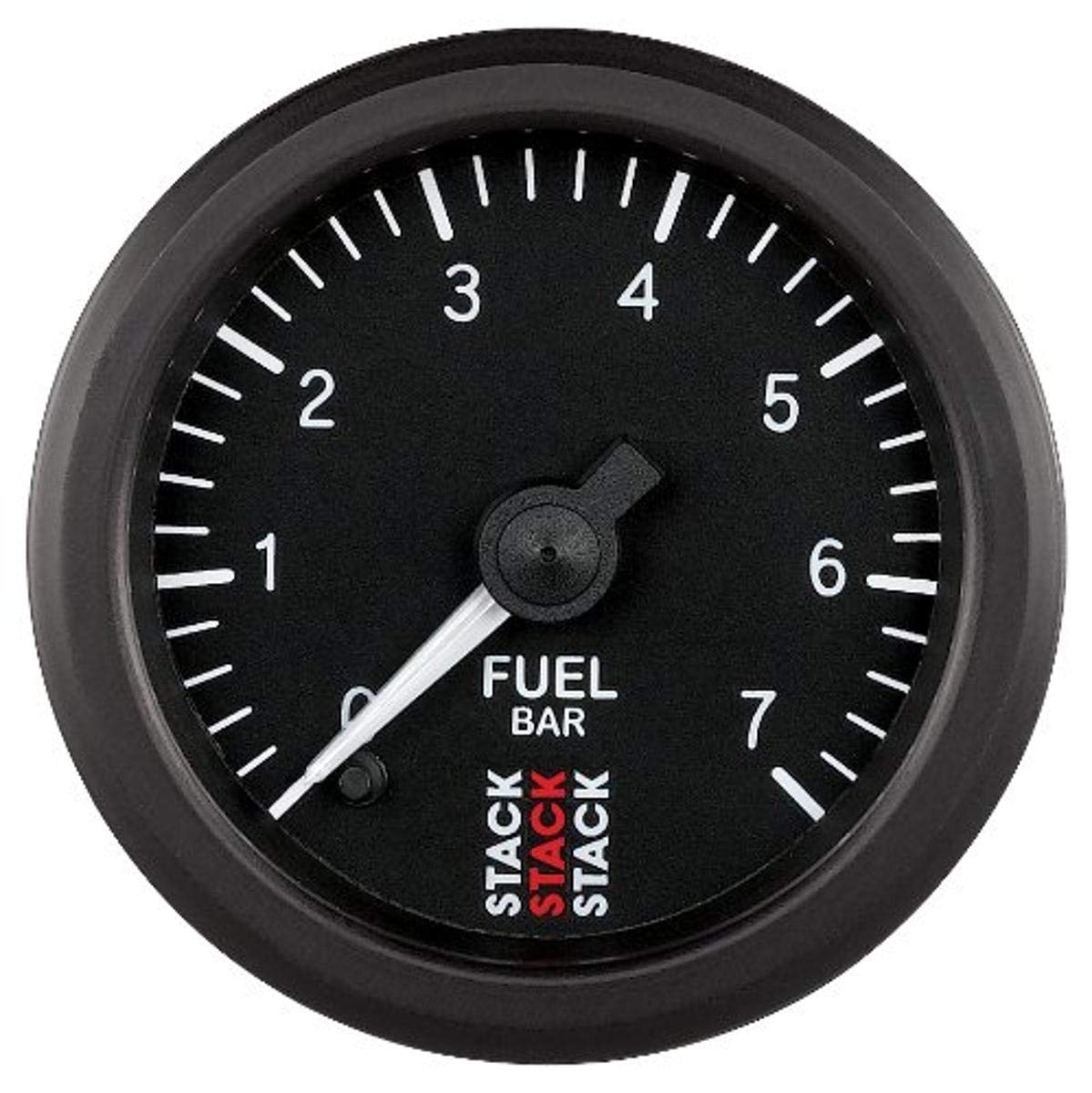Stack ST3305 52mm Black M10 Male 0-7 Bar Professional Stepper Motor Fuel Pressure Gauge