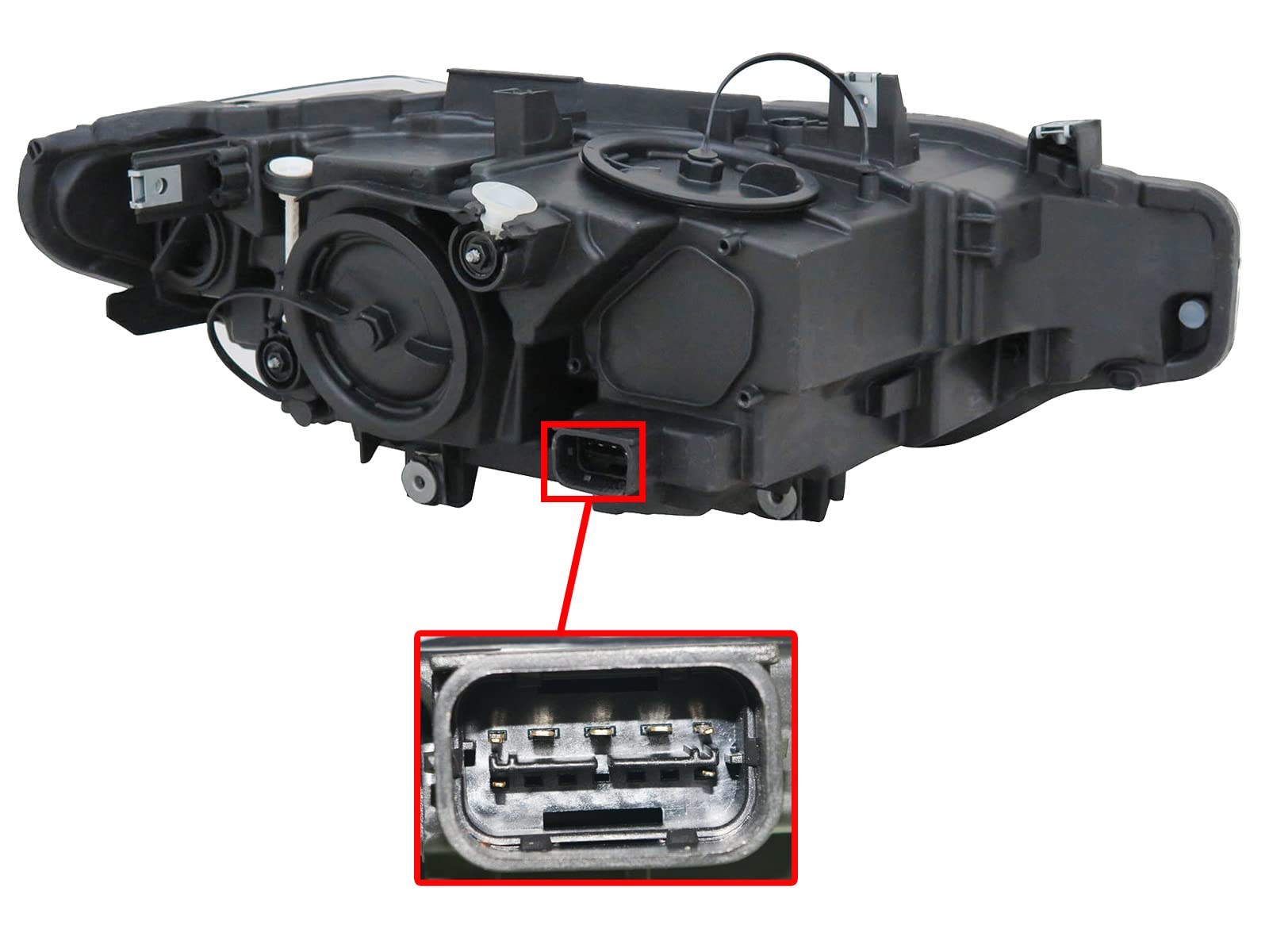 BM Depo 3 SERS 16-18 HL ASY HALOGEN W/O LOGO LH