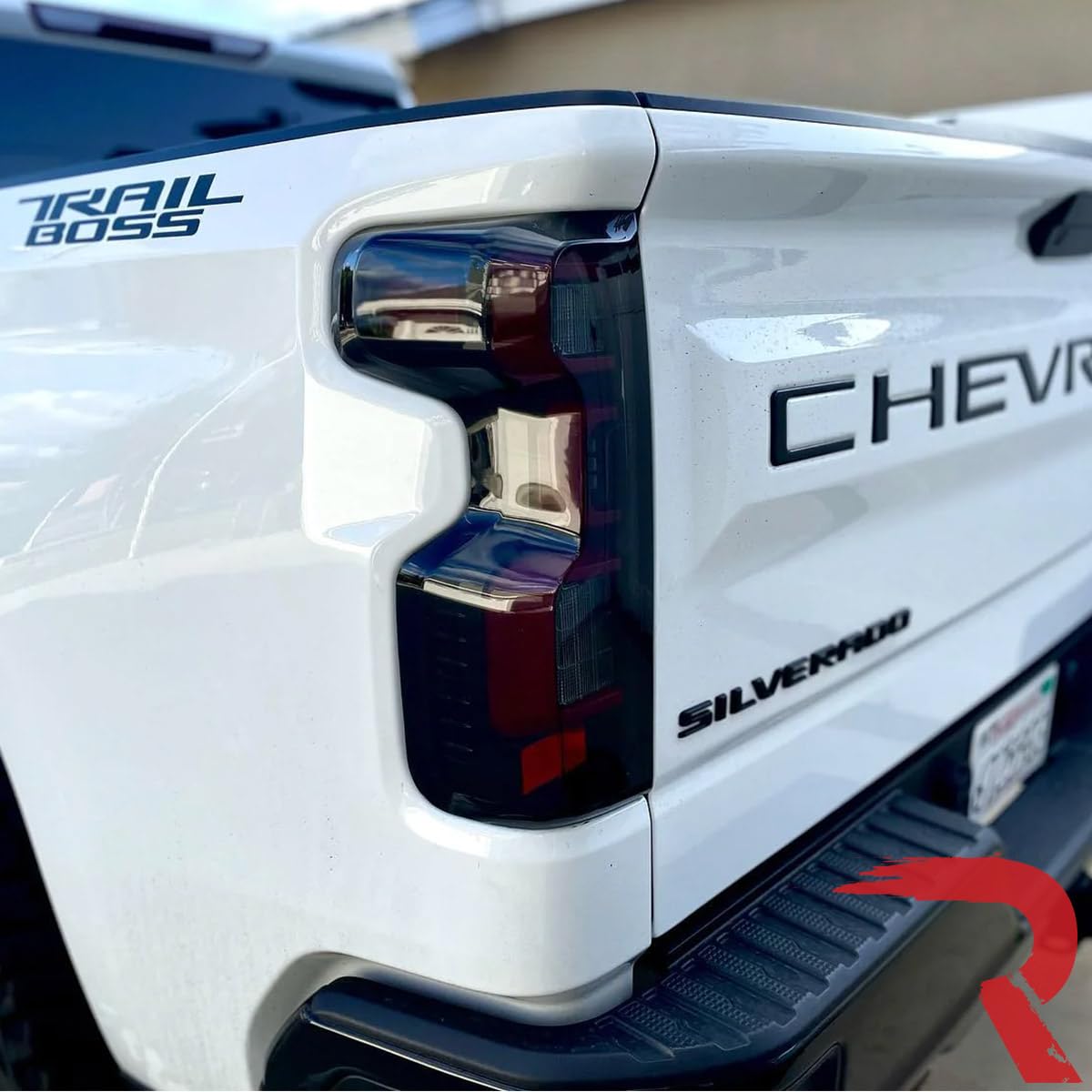 RECON - Premium OLED Tail Lights Fits 19-23 Silverado 1500 & 20-23 2500/3500 Ultra Bright Running Lights (Replaces Factory/OEM LED Tail Lights Only) Smoked Black Lens