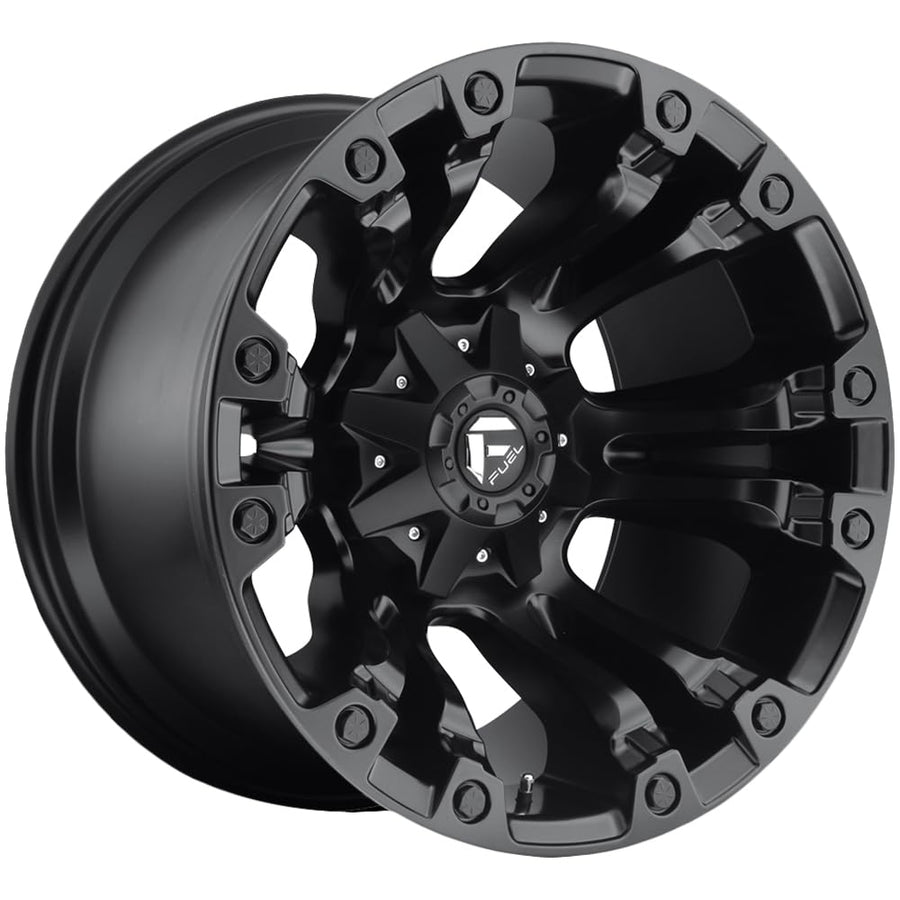 D560 VAPOR FUEL OFF-ROAD 20X9, 6X135/5.5, 5.08, 2mm MATTE BLACK - D56020909849